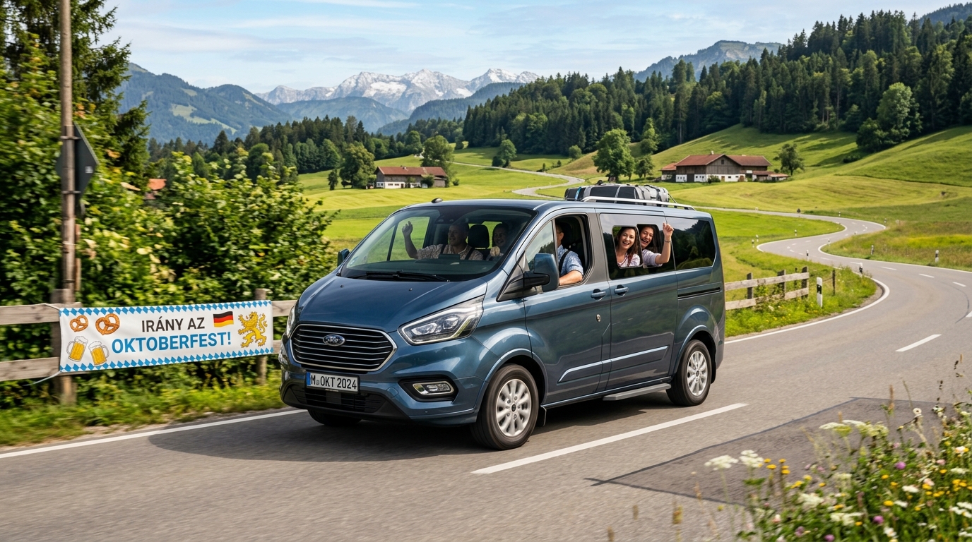 Irány az Oktoberfest! Ezért a 9 személyes kisbusz a legjobb vá...